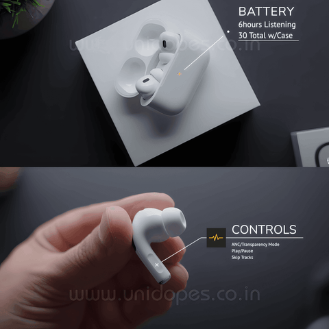 Premium Wireless Pro Earbuds with Noise Cancellation